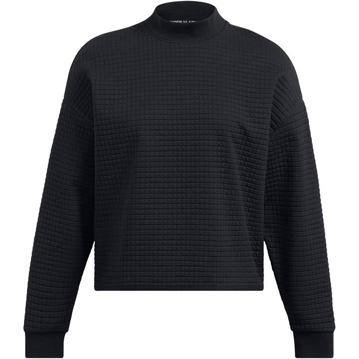 Under Armour Women's Black Unstoppable Crew Sweatshirt in Size 10, Sports Direct