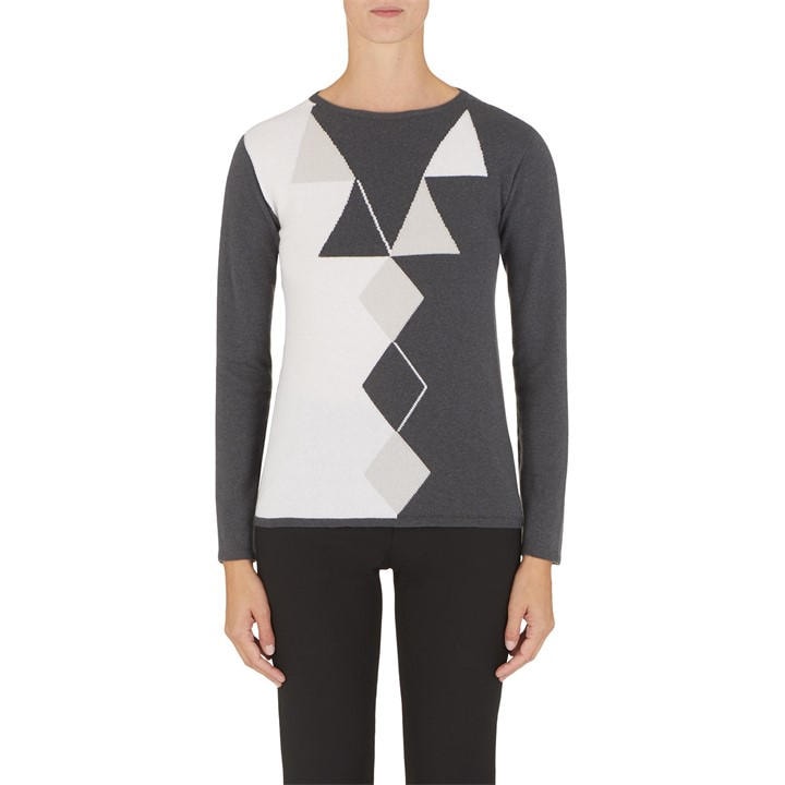 Emporio Armani Women's Blue Crew Sweatshirt in Size 10, Sports Direct