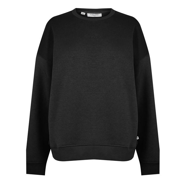 Calvin Klein Golf Women's Black Crew Sweatshirt in Size 14, Sports Direct