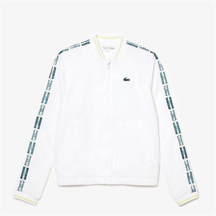 Lacoste Women's White Blouson Tracksuit Top in Size 12, Sports Direct