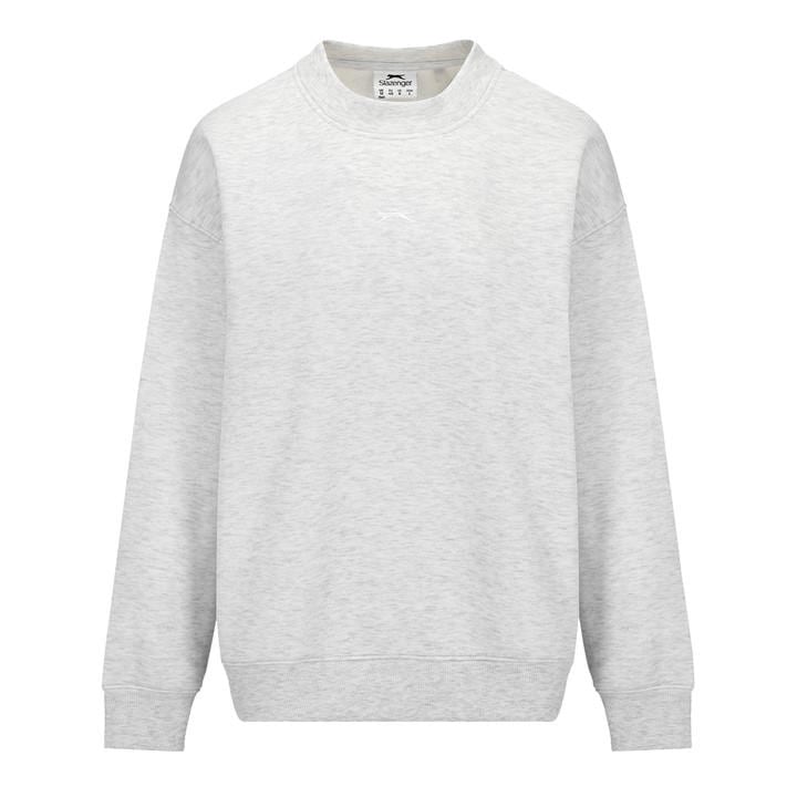 Slazenger Women's Grey Crew Jumper in Size 8, Sports Direct