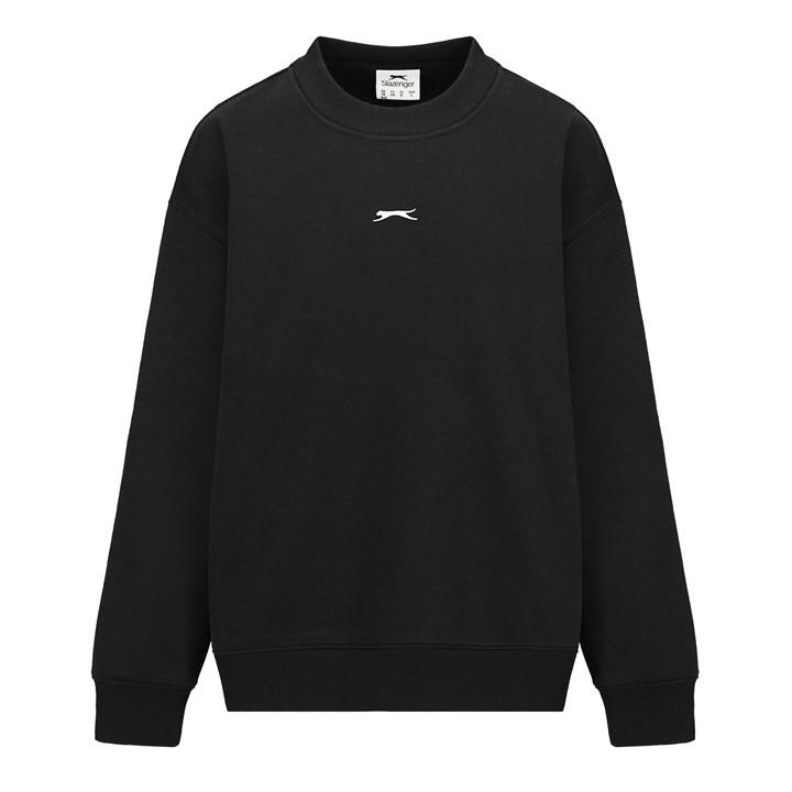 Slazenger Women's Crew Jumper - Black - 10 (S) - Image 2