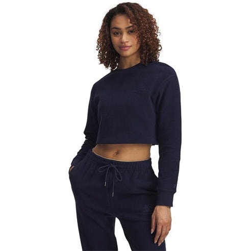 Under Armour - Women's Icon Terry Varsity Crew Sweatshirt