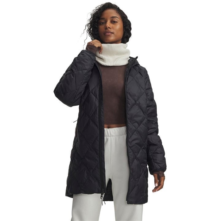 Under Armour Women's Black Ua Legend Down Parka in Size 8, Sports Direct