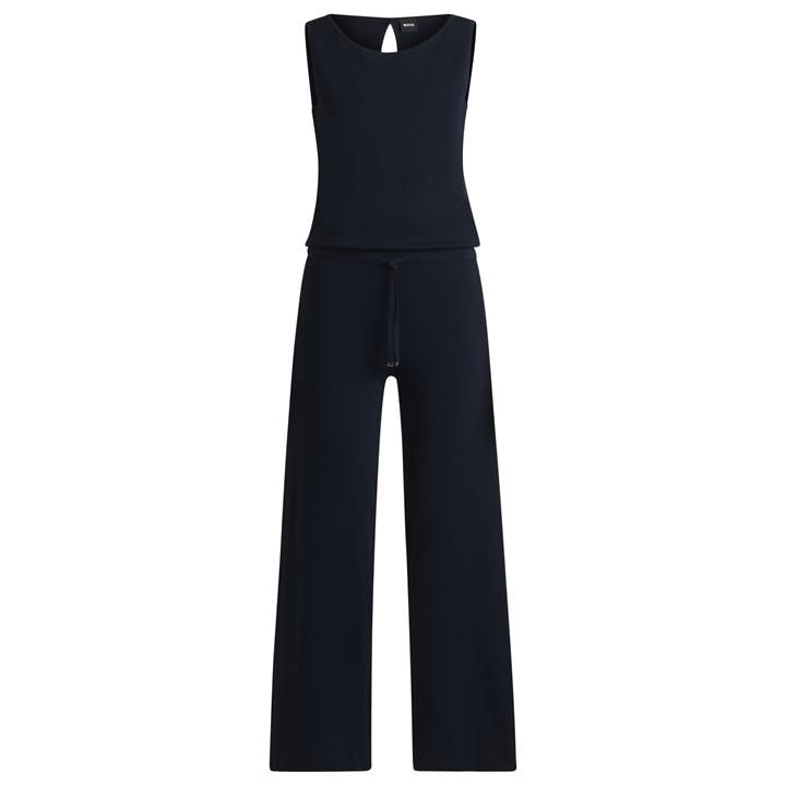 Boss Women's Blue Fissah Knitted Top in Size 8, Sports Direct