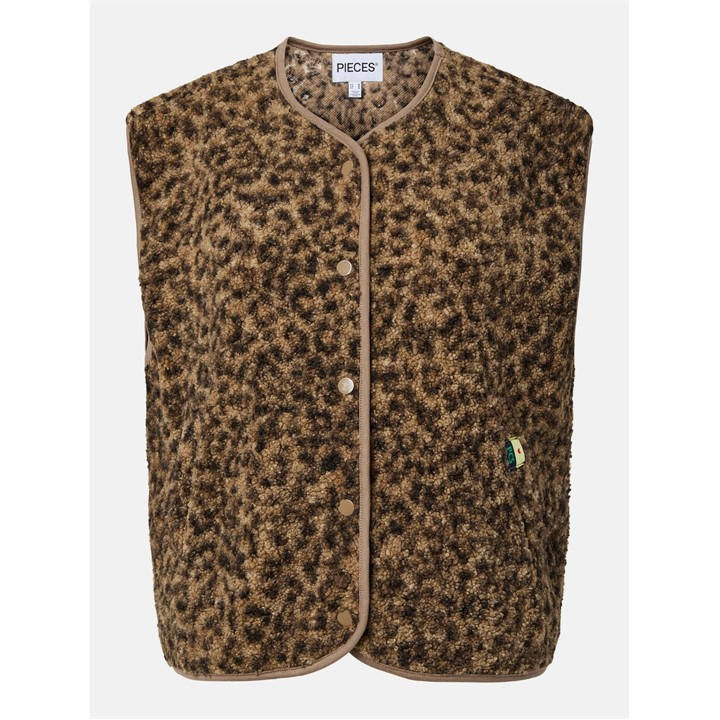 Pieces Women's  Katty Teddy V Ld63 in Size 14, Sports Direct