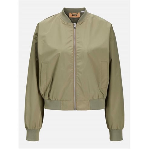 JJXX - Women's Ella Ribbed Zip Bomber Jacket