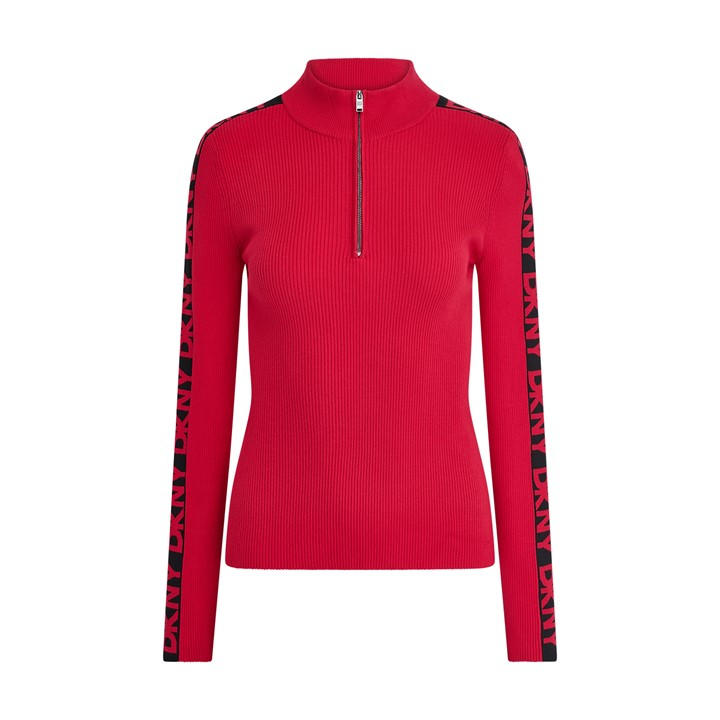 Dkny Women's Red Tape Knitted Top in Size 10, Sports Direct