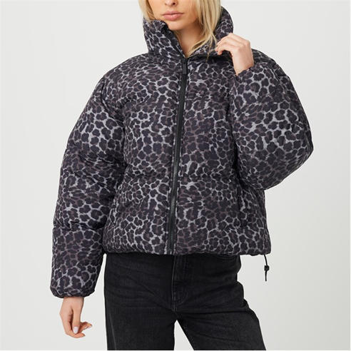 Brave Soul - Brave Soul Ladies Rambling Print Puffer Jacket
