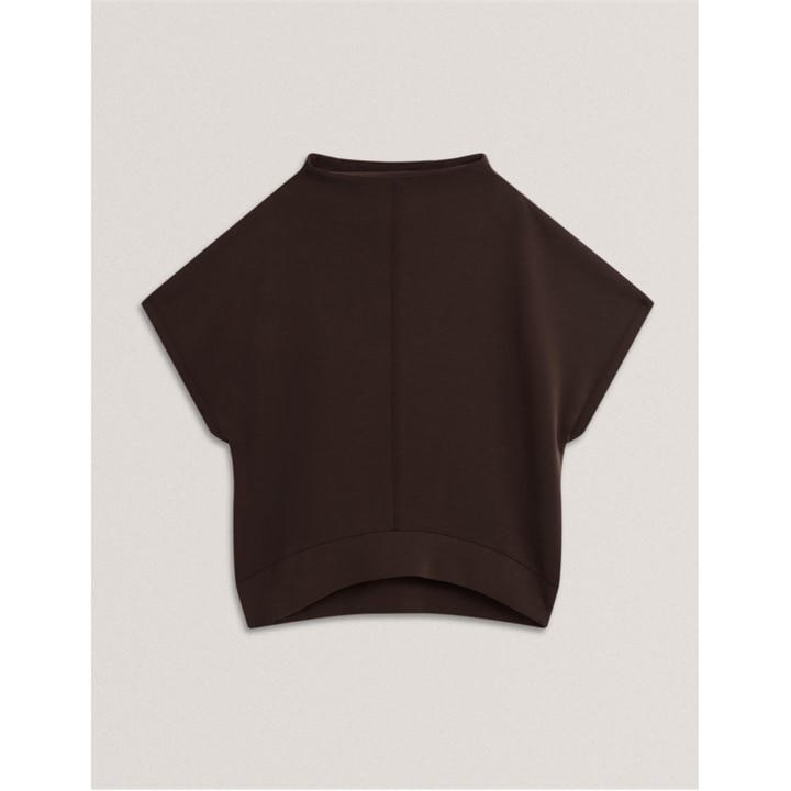 Ted Baker Women's Brown Cupro Crew Sweatshirt in Size 8, Sports Direct