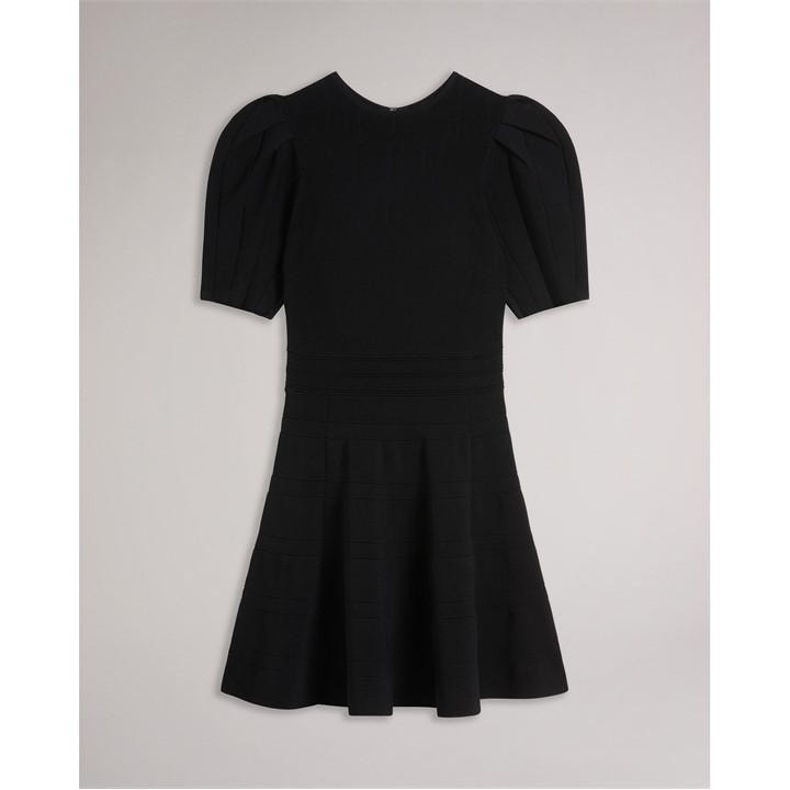 Ted Baker Women's Black Knitted Jumper Dress in Size 10, Sports Direct