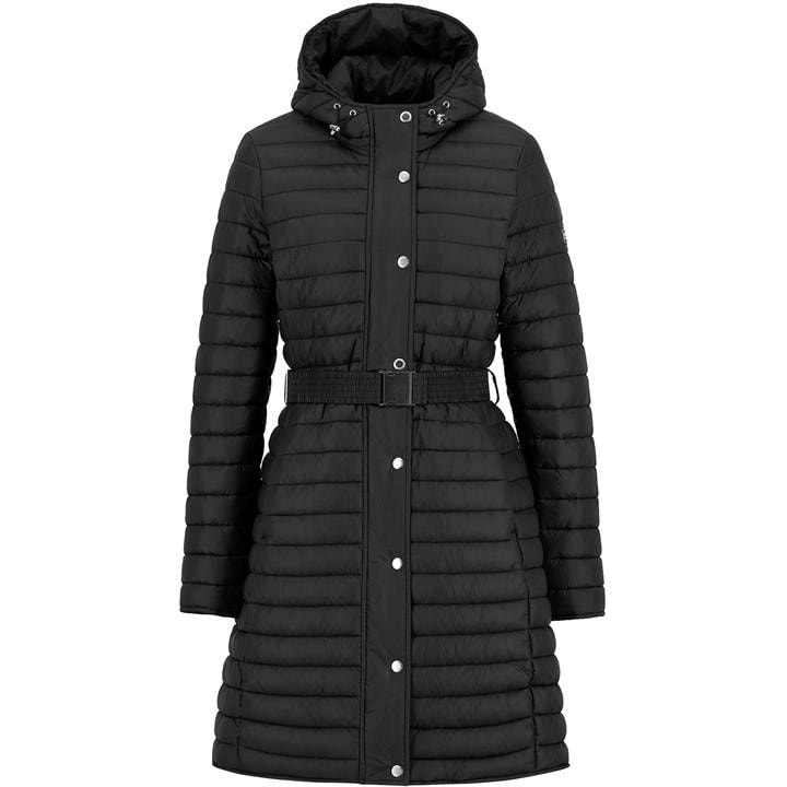 International  Women's  Longline Jada Puffer Jacket, Football by Barbour  in Size 14, Sports Direct