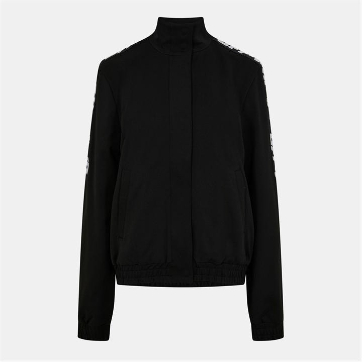 Off White Women's Black Off Track Jkt Size 14