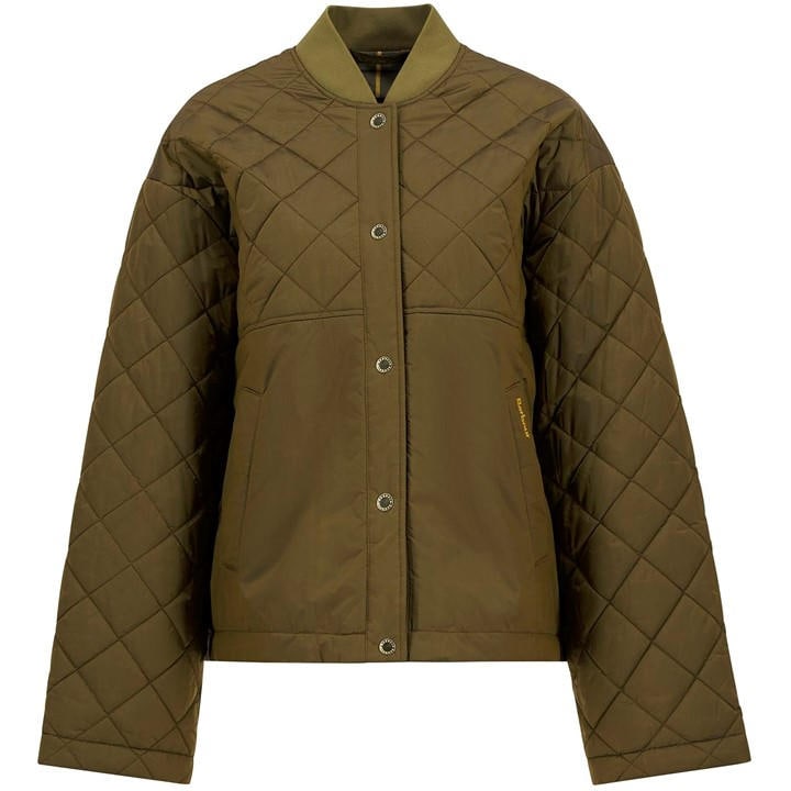 Barbour Women's Green Wetherby Jacket in Size 14, Sports Direct