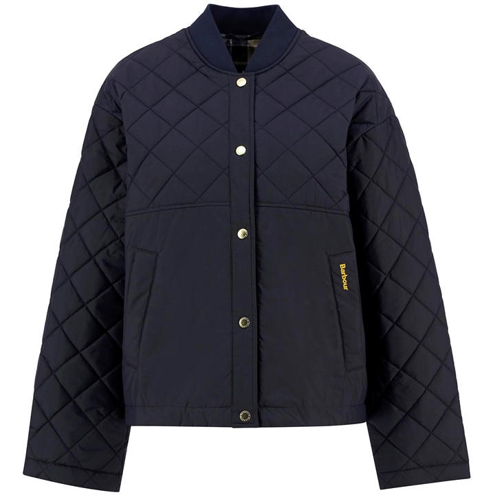 Barbour Women's Blue Wetherby Jacket in Size 14, Sports Direct