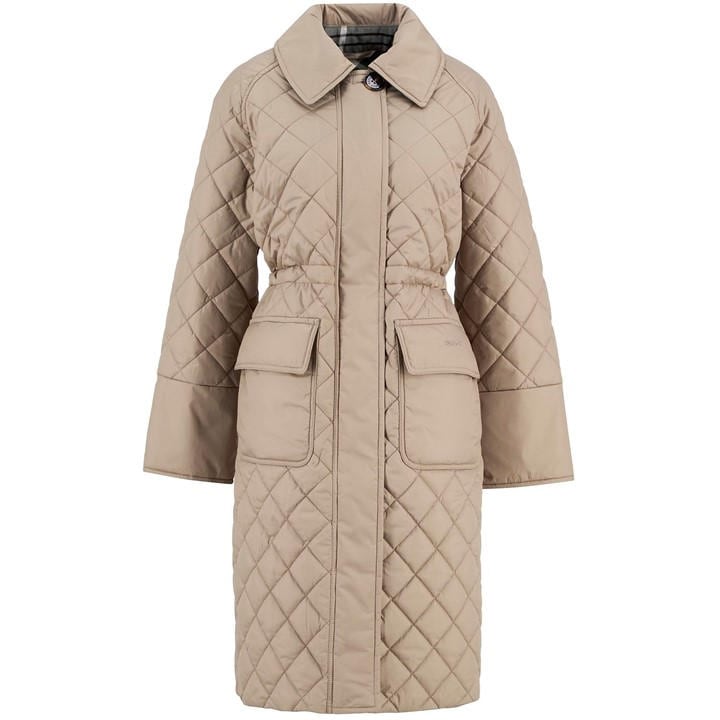 Barbour Women's Beige Aishling Jacket in Size 14, Sports Direct