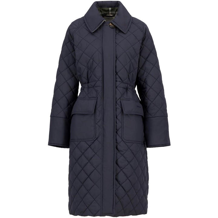 Barbour Women's Blue Aishling Jacket in Size 12, Sports Direct