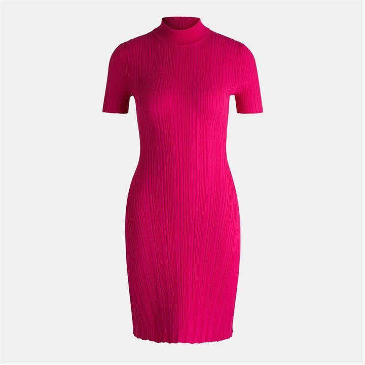 Hugo Women's Pink Sareply Knitted Tops in Size 8, Sports Direct