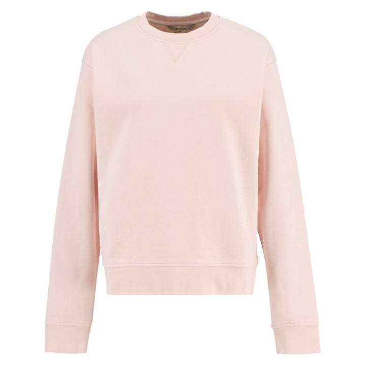 Barbour Women's Pink Bede Oversized Sweatshirt in Size 10, Sports Direct