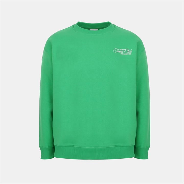 Slazenger Women's Green Slaz Tennis Club Sweatshirt in Size 14, Sports Direct