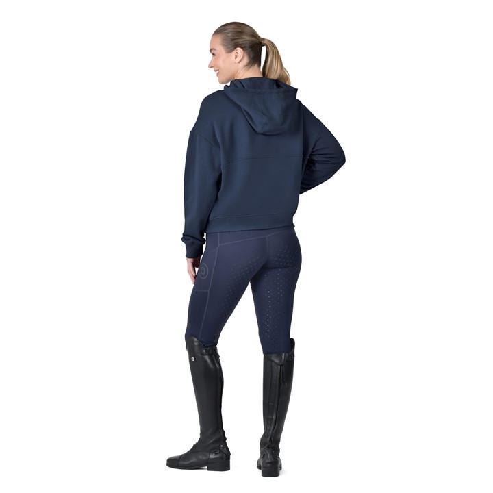Dublin Women's Blue Hooded Fleece Pullover in Size 16, Sports Direct