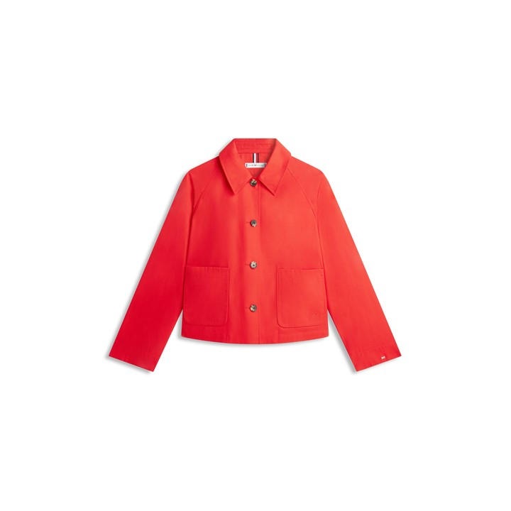 Tommy Hilfiger Women's Red Barn Jacket in Size 16, Sports Direct