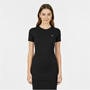 Black - Jack Wills - Goodrington Side Stripe Ringer Mini Dress