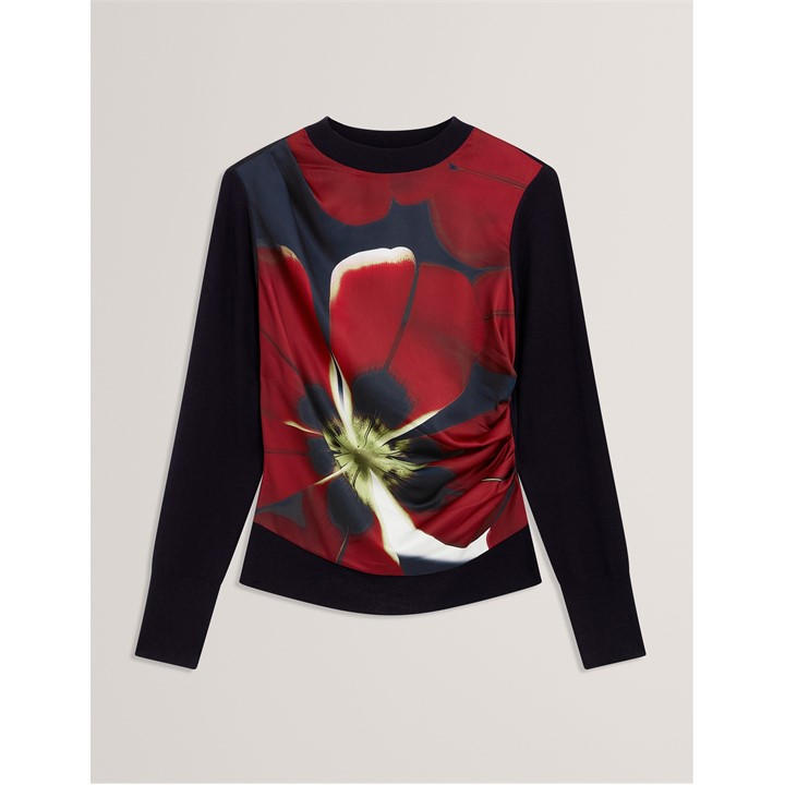Ted Baker Women's Woven Front Top - Navy - 10 (S) - Image 2