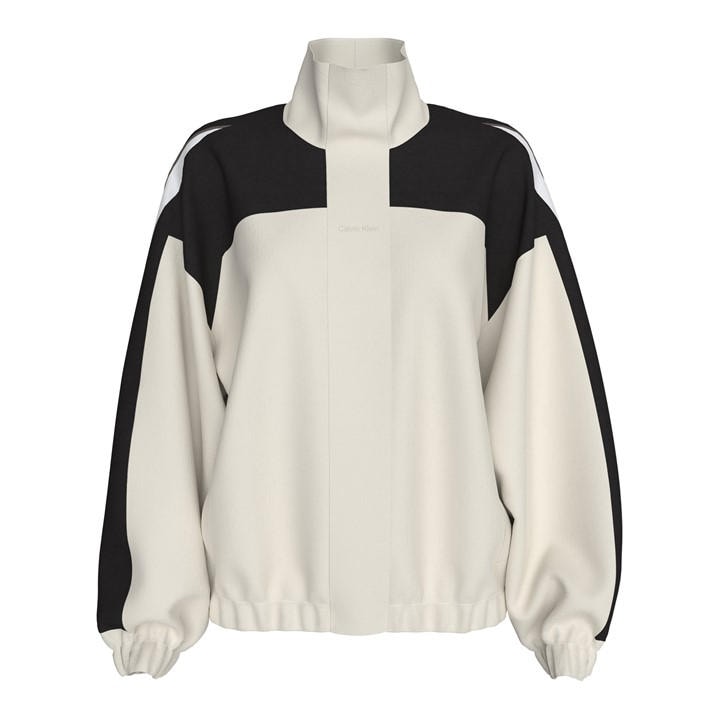 Calvin Klein Women's White Windbreaker in Size 14, Sports Direct