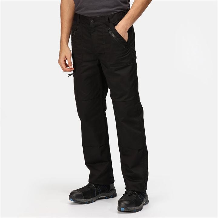 Regatta Men's Black Pro Action Workwear Trousers (Short Leg) in Size 32, Sports Direct