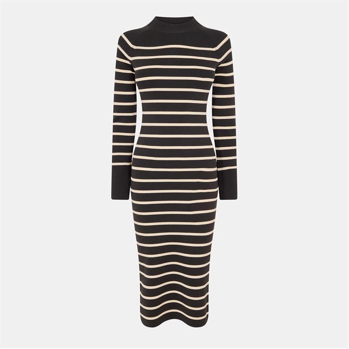 French Connection Women's Blue Milena Knitted Jumper Dress in Size 8, Sports Direct