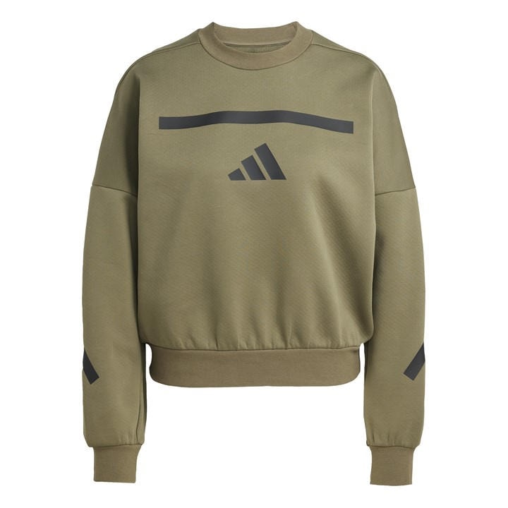 Adidas Women's Green Z.n.e. Sweatshirt in Size XL, Sports Direct