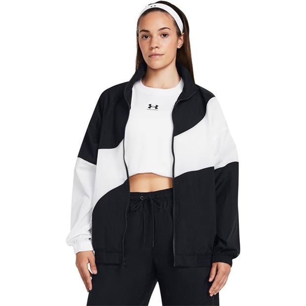 Black - Under Armour - Women's Legacy Crinkle Performance Training Jacket