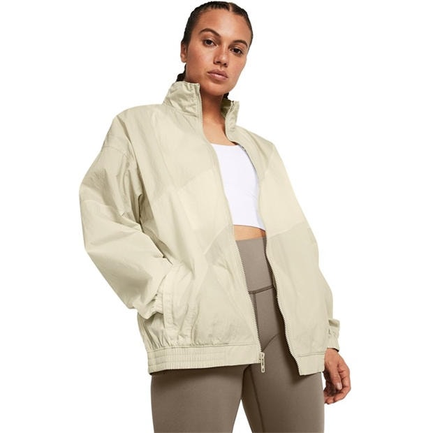 Brown - Under Armour - Women's Legacy Crinkle Performance Training Jacket
