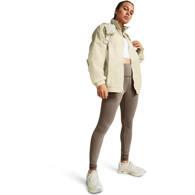 Brown - Under Armour - Women's Legacy Crinkle Performance Training Jacket