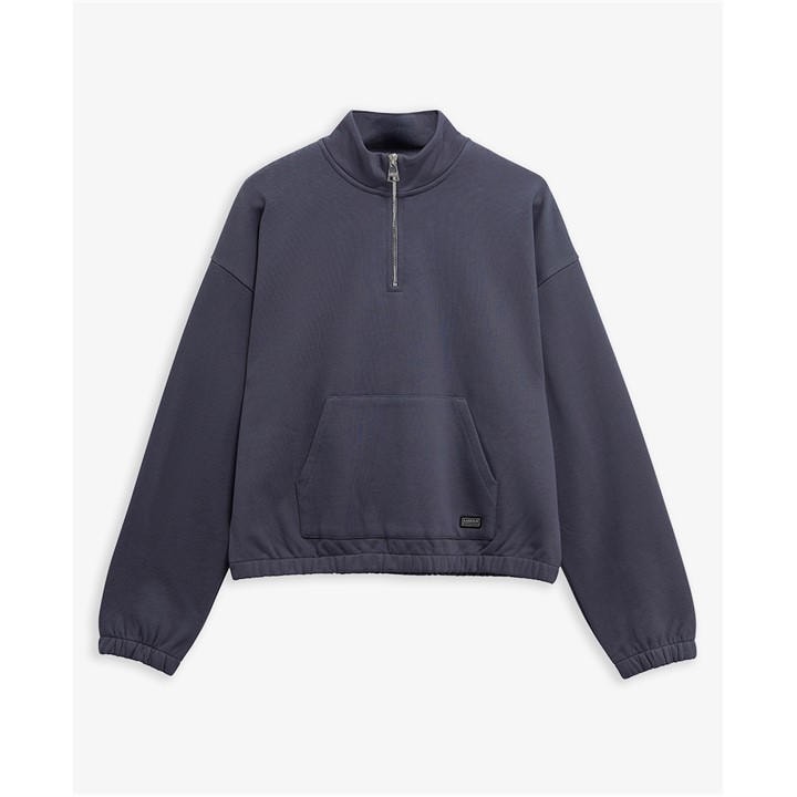 International  Women's  1/4 Zip Fleece, Football by Barbour  in Size 12, Sports Direct