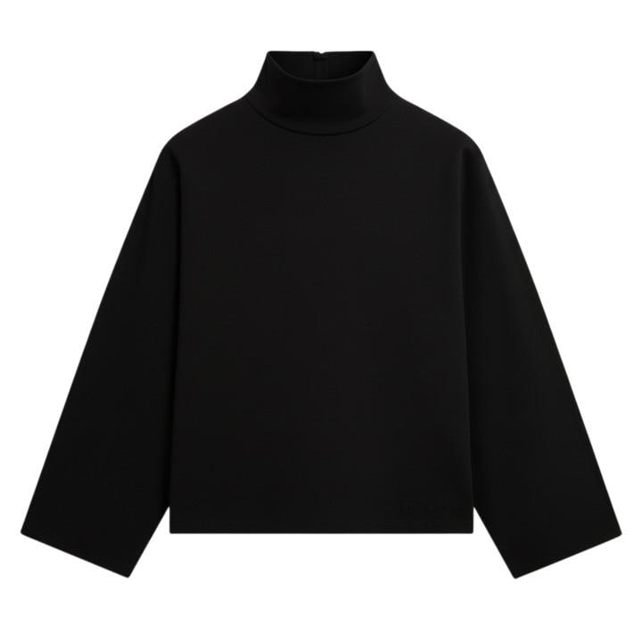 Ted Baker Women's Black Funnel Neck Sweatshirt in Size 16, Sports Direct
