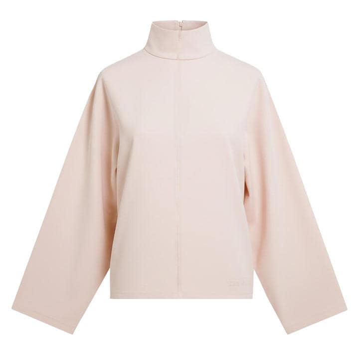 Ted Baker Women's Pink Funnel Neck Sweatshirt in Size 16, Sports Direct