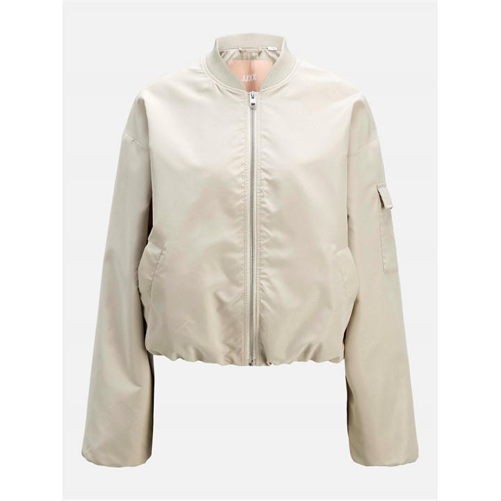 Jjxx Women's Beige Leila Bomber Jacket in Size 8, Sports Direct