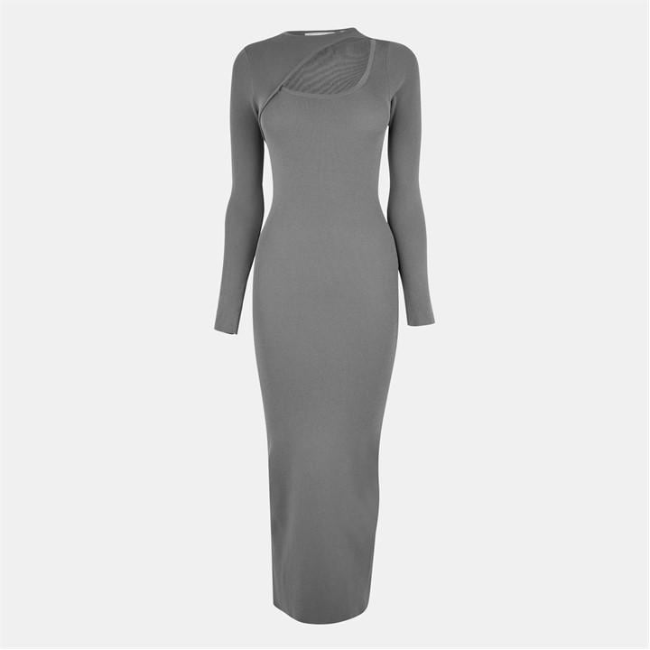 Jack Wills Women's Green Slash Midi Dress in Size 8, Sports Direct