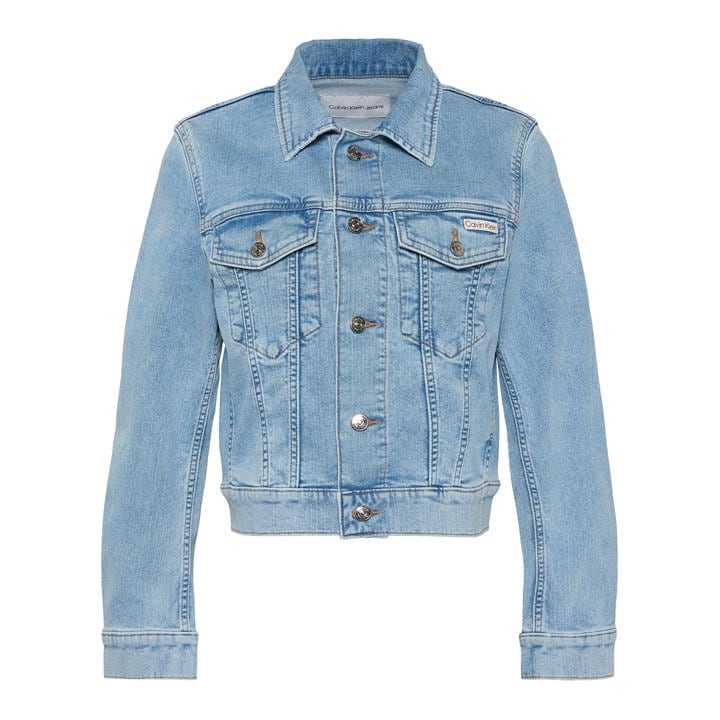 Calvin Klein Jeans Women's Blue Denim Jacket in Size 14, Sports Direct