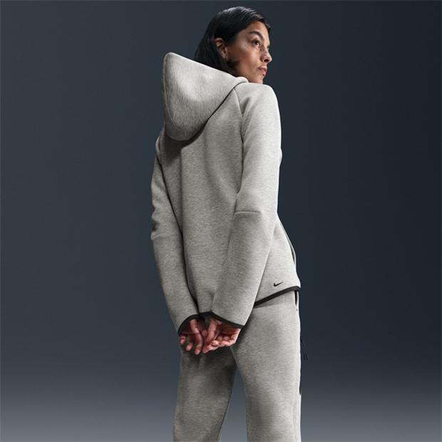 Grey/Black - Nike - Women's Tech Fleece Zip Hoodie