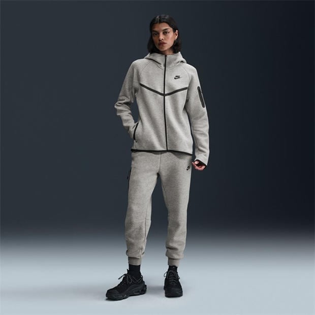 Grey/Black - Nike - Women's Tech Fleece Zip Hoodie