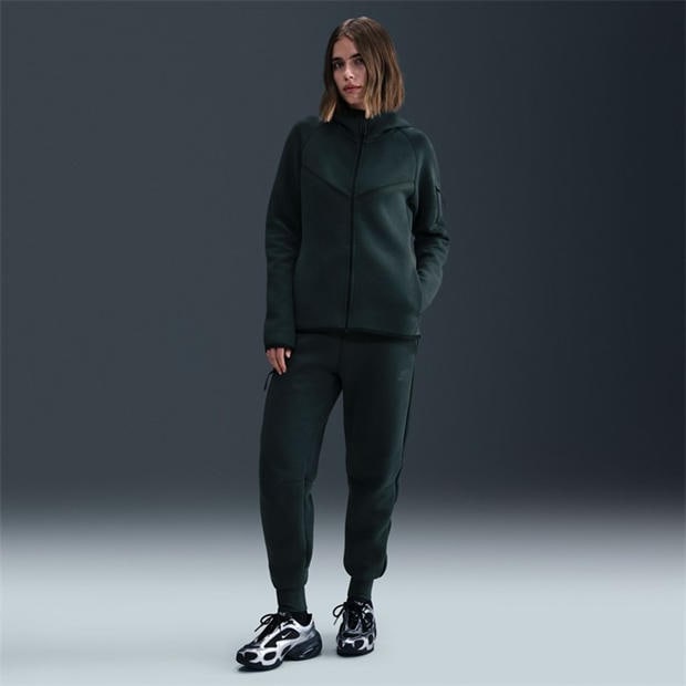 Seaweed/Black - Nike - Women's Tech Fleece Zip Hoodie
