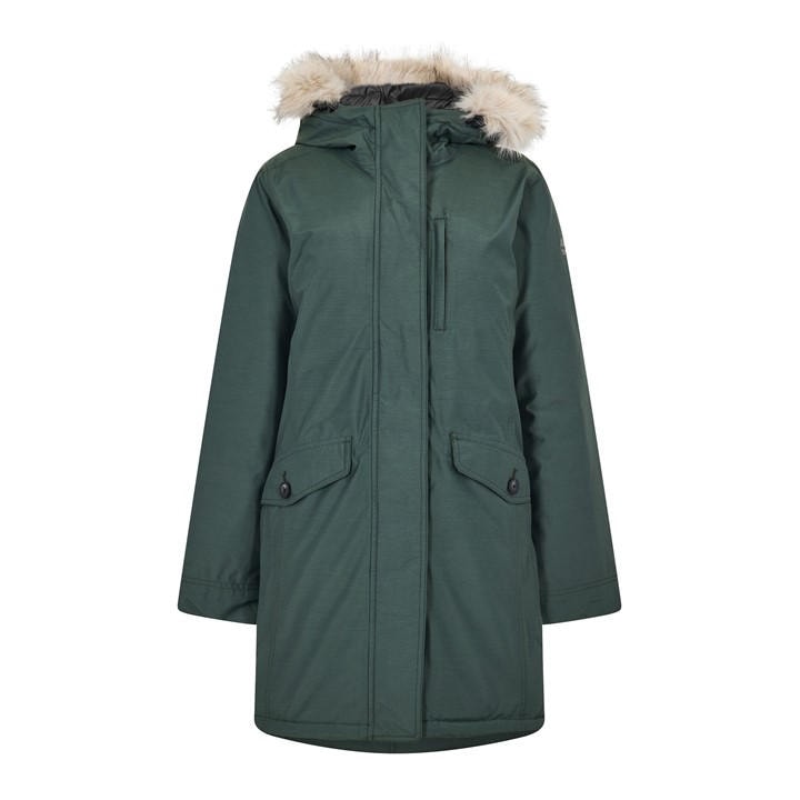 Timberland Women's Black Timb Waterproof Parka in Size 16, Sports Direct