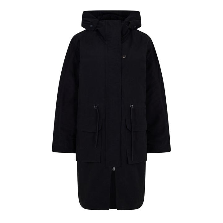 Timberland Women's Black 2In1 City Parka in Size 8, Sports Direct