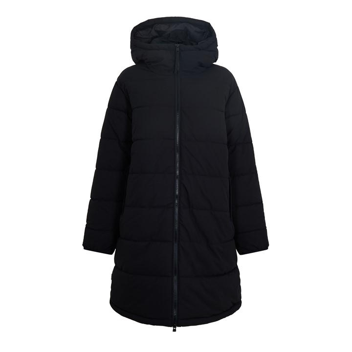 Timberland Women's Black Wr Puffer Long Puffer Jacket in Size 16, Sports Direct