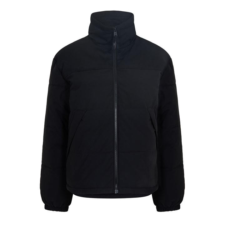 Timberland Women's Black Insulated Puffer Short Puffer Jacket in Size 12, Sports Direct