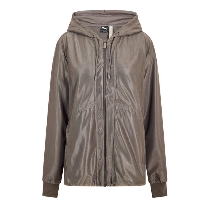 Puma Women's Purple Mesh Hooded Jacket in Size 14, Sports Direct