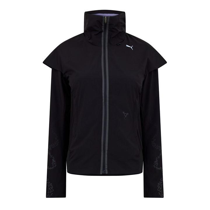 Puma Women's Black (P) Jacket in Size 8, Sports Direct